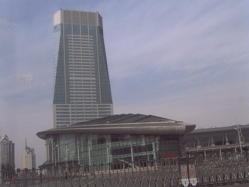哈尔滨市会展中心部分镀膜玻璃